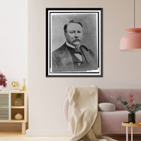 Historic Framed Print, [Alexander Johnston Cassatt, head-and-shoulders portrait, facing slightly right],  17-7/8" x 21-7/8"