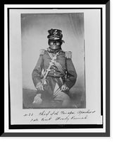 Chief of the Yavapai Apaches at Date Creek - Ahoochy Kahmah Group of Apache tonto & Yavapai prisoners of United States at Camp Verdi - 3 men & 2 women, Vintage Print