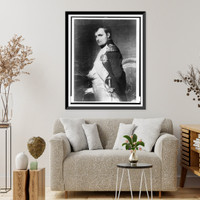 Napoleon Bonaparte, half-length portrait, facing left, Historic Print