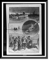 The Newfoundland fisheries - hardships and perils of the fisherman's life - scenes on the banks and at Gloucester.from sketches by Joseph Becker, Historic Reproduction