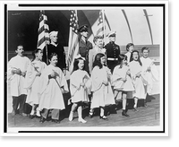 Easter sunrise service in Hollywood, Antique Print