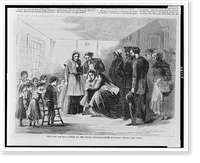 The lost found - a scene at the police head-quarters, Mulberry Street, New York, Vintage Wall Art