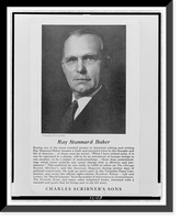 Ray Stannard Baker, bust portrait, facing front Classic, Antique Poster