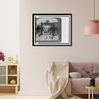 Historic Framed Print, Arch of Welcome, 17th St. E.S.E. from railway station, Denver, Colo. - 2,  17-7/8" x 21-7/8"
