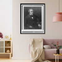 Walter Savage Landor.Engraved by T. Johnson, Historic Reproduction