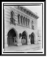 Historic Framed Print, [Facade of Town Hall, Colorado, designed by architect June B. Benedict],  17-7/8" x 21-7/8"