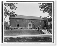 Historic Framed Print, [Large, brick residence at 4050 Mt. View Blvd., Denver, Colorado, designed by architect June B. Benedict].Hyskell, Denver.,  17-7/8" x 21-7/8"