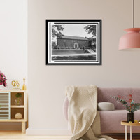 Historic Framed Print, [Large, brick residence at 4050 Mt. View Blvd., Denver, Colorado, designed by architect June B. Benedict].Hyskell, Denver.,  17-7/8" x 21-7/8"