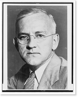 Historic Framed Print, [Laughlin Currie, head-and-shoulders portrait, facing slightly left],  17-7/8" x 21-7/8"