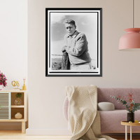Walter V. Clark, half-length portrait, facing front Classic, Historic Reproduction