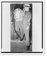 David Greenglass, looking down, handcuffed, being led away by Deputy U.S. Marshal Albert Gibson, Antique Wall Art