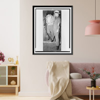 David Greenglass, looking down, handcuffed, being led away by Deputy U.S. Marshal Albert Gibson, Antique Wall Art