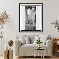 David Greenglass, looking down, handcuffed, being led away by Deputy U.S. Marshal Albert Gibson, Antique Wall Art