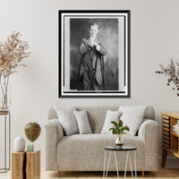 Hon. William David Upshaw, three-quarter length portrait, standing with crutches, facing front, Vintage Wall Art