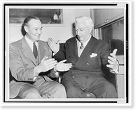 Historic Framed Print, Senate investigators depart for Canada.United Press photo.,  17-7/8" x 21-7/8"