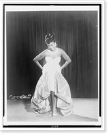 Celia Cruz, full-length portrait, facing front, on stage, Historic Print
