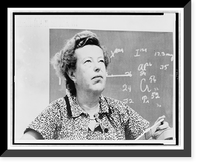 Maria Goeppert-Mayer, head-and-shoulders portrait, facing right Classic, Antique Wall Art