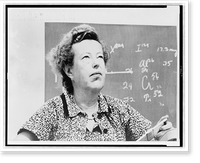 Maria Goeppert-Mayer, head-and-shoulders portrait, facing right Classic, Antique Wall Art