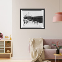 Historic Framed Print, Arrival of boat from Cuba ...,  17-7/8" x 21-7/8"