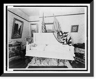 Mrs. Colby Suther lying in state, Antique Print