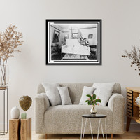 Mrs. Colby Suther lying in state, Antique Print
