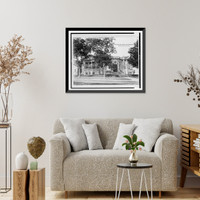 Historic Framed Print, Carnegie Public Library, Austin, Minn..K.O. Wold.,  17-7/8" x 21-7/8"