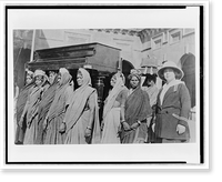 Delivery of concert piano, Nagpur, India, 1923. Helena Morstyn, pianist, at right, Vintage Wall Art
