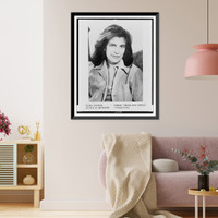 Susan Sontag, head-and-shoulders portrait, facing front, Vintage Poster