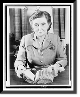 Margaret Rudkin, half-length portrait, seated, facing front, holding loaf of sliced bread Classic, Antique Wall Art