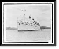 The Matson liner S.S. Mariposa anchored in Pago Pago Harbor, Samoa Classic, Antique Wall Art