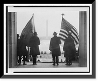 D.C. Washington. Lincoln Memorial. Exterior, showing first public ceremonies at Memorial Classic, Historic Print