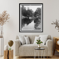 Historic Framed Print, Florida. Miami River, Rapids,  17-7/8" x 21-7/8"