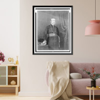 The most Revd. John Hughes. Archbishop of New York.printed by H. Peters ; engraved by J.B. Forrest from a photograph by Brady, Antique Wall Art