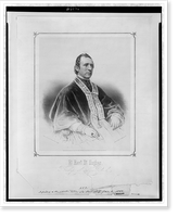 Rt. Revd. Dr. Hughes, Bishop of New York.drawn on stone by Hoffmann from a dagtype. ; printed by Nagel & Weing&auml;rtner, N.Y. Classic, Antique Print