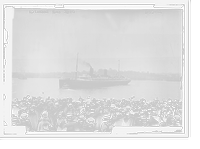 Historic Framed Print, LA LORRAINE sails, 8/5/14,  17-7/8" x 21-7/8"