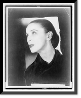 Historic Framed Print, [Martha Graham, head-and-shoulders portrait, facing left] - 2,  17-7/8" x 21-7/8"