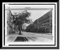 Historic Street Photo - New York City - Row of brownstone homes on 72nd