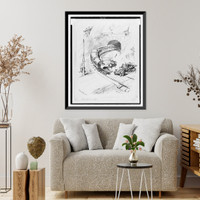The grade crossing monster Classic, Antique Poster