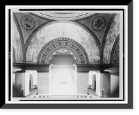 Historic Framed Print, [East side of courthouse rotunda, Fort Wayne, Indiana],  17-7/8" x 21-7/8"