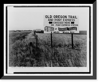Intersection of trail and State Highway 10, Kearney County, Nebraska, Historic Reproduction