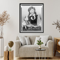 Composite of two photographs: (left) Shirley Lenz, half-length portrait, facing front with Sara and Jimmie Hyslop; and (right) Margaret Frye, half-length portrait, seated, facing front Antique Wa