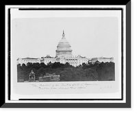 The Capitol of the United States of America: taken from Adams & Co's Office, Vintage Poster