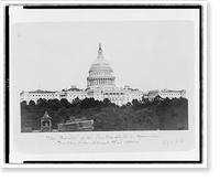 The Capitol of the United States of America: taken from Adams & Co's Office, Vintage Poster