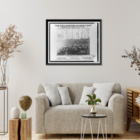 Historic Framed Print, The Sullivan and Kilrain fight. Richburg, Miss., Monday, July 8th, 1889,  17-7/8" x 21-7/8"