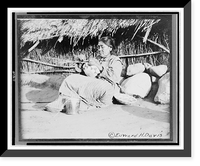 Maria Antonia, basket maker at Pala, Antique Wall Art