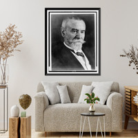 Historic Framed Print, [Jean Jules Jusserand, head-and-shoulders portrait, facing right],  17-7/8" x 21-7/8"