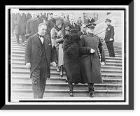General Pershing leads mourners at rites for Senator Warren at Capitol, Historic Print