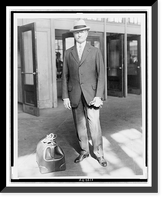 Historic Framed Print, General Pershing leaves Chicago for Washington today,  17-7/8" x 21-7/8"