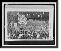 Grand demonstration of the democracy in New York City, October 5, 1868, Vintage Poster