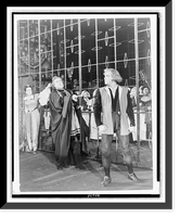 Act III, Scene 2 of Hamlet, showing Claudius handing Laertes a knife, Mayakovsky Theater, Moscow, Russia, Vintage Print